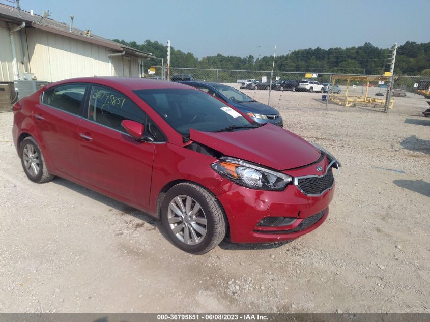 2014 KIA FORTE EX - KNAFX4A81E5053508