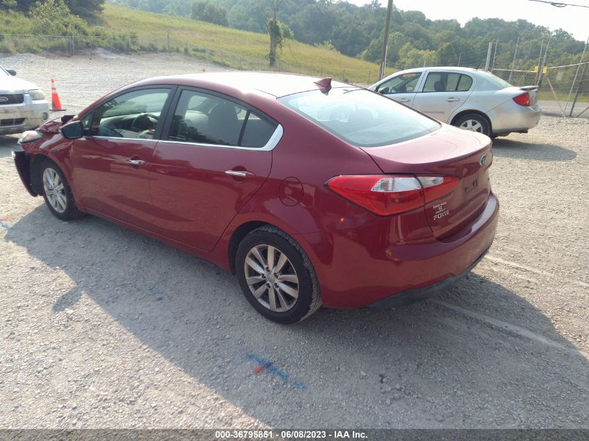 2014 KIA FORTE EX - KNAFX4A81E5053508