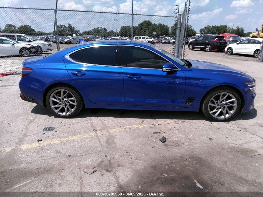 2022 GENESIS G70 2.0T - KMTG34TA0NU092066