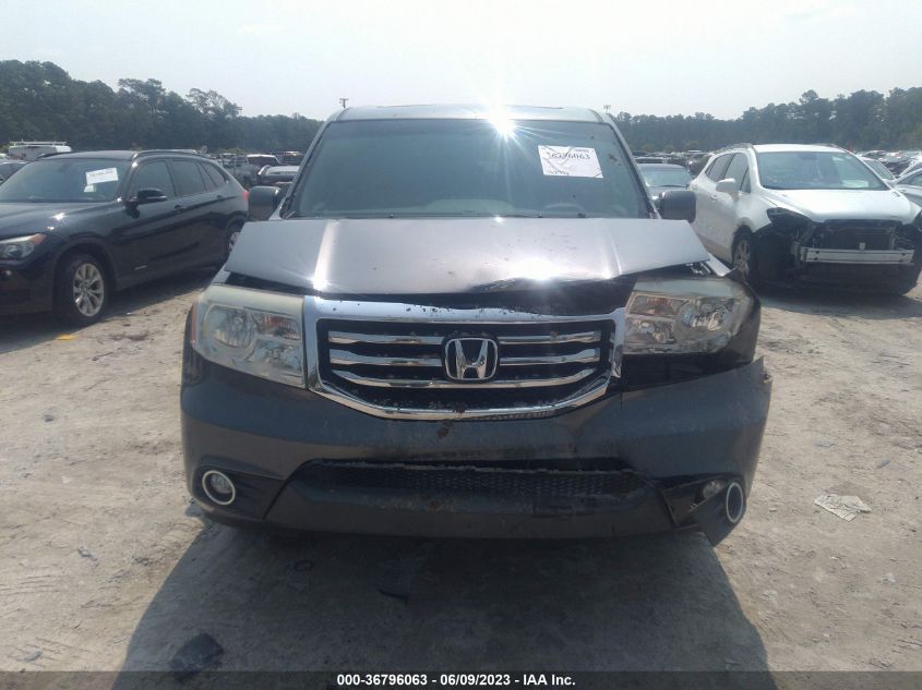 2013 HONDA PILOT EXL - 5FNYF4H56DB050336