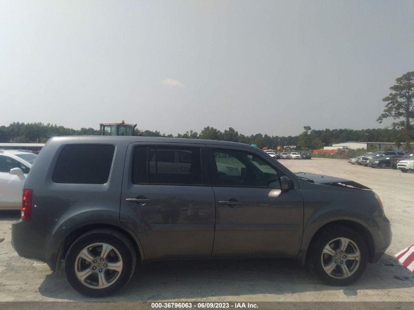 2013 HONDA PILOT EXL - 5FNYF4H56DB050336