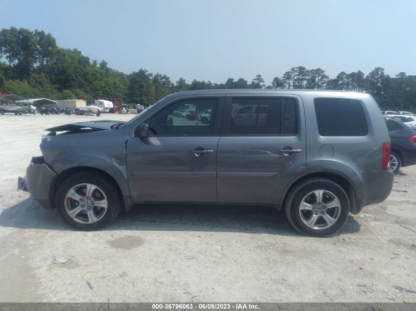 2013 HONDA PILOT EXL - 5FNYF4H56DB050336