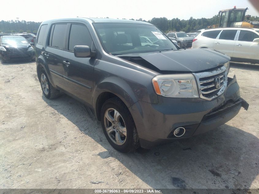 2013 HONDA PILOT EXL - 5FNYF4H56DB050336