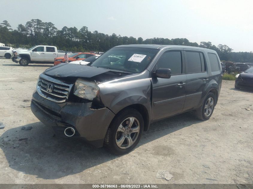 2013 HONDA PILOT EXL - 5FNYF4H56DB050336