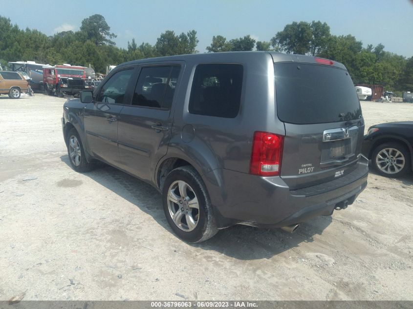 2013 HONDA PILOT EXL - 5FNYF4H56DB050336