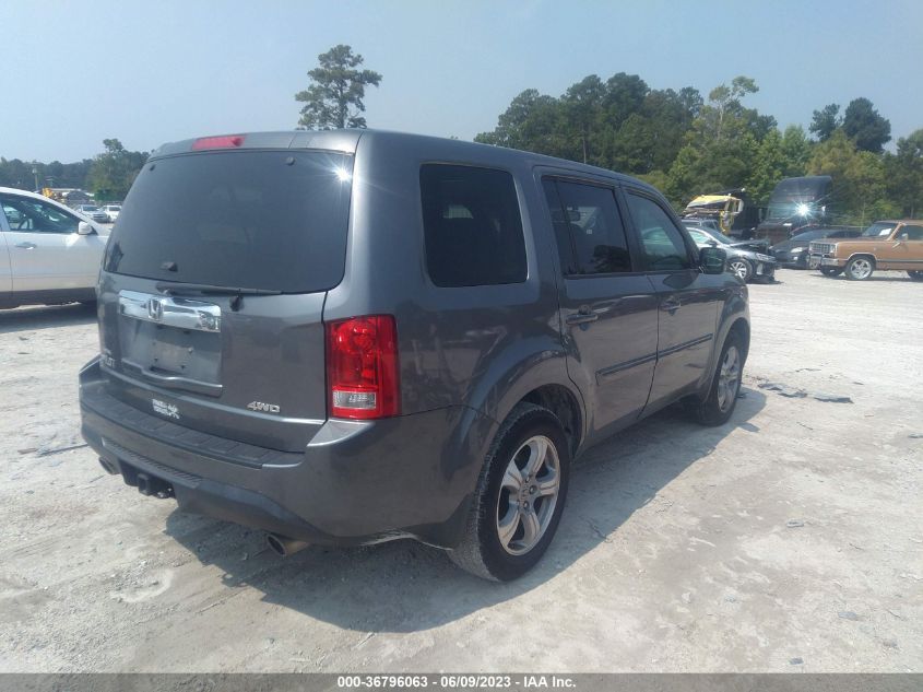 2013 HONDA PILOT EXL - 5FNYF4H56DB050336
