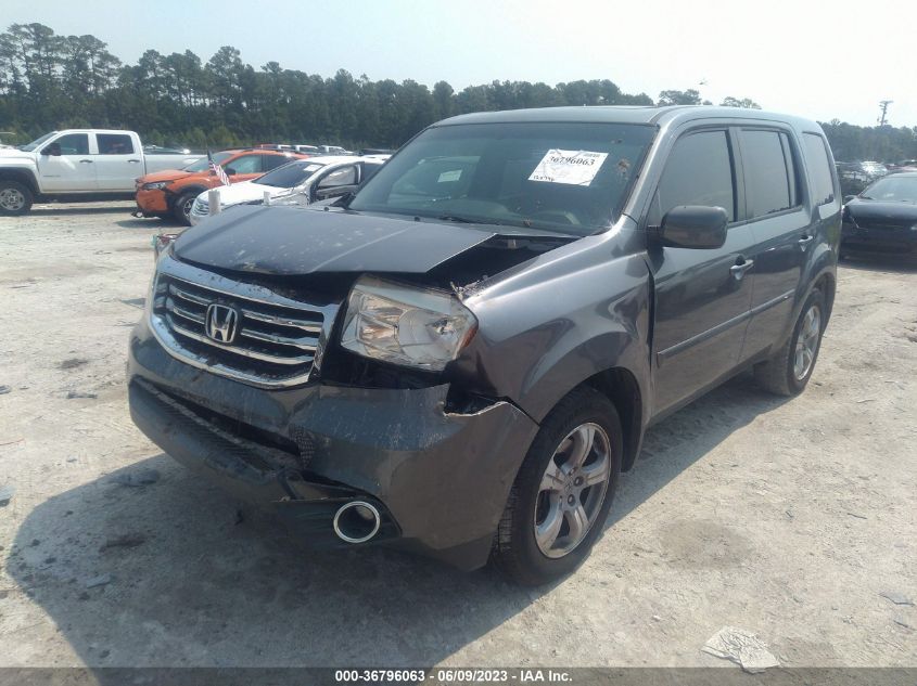2013 HONDA PILOT EXL - 5FNYF4H56DB050336