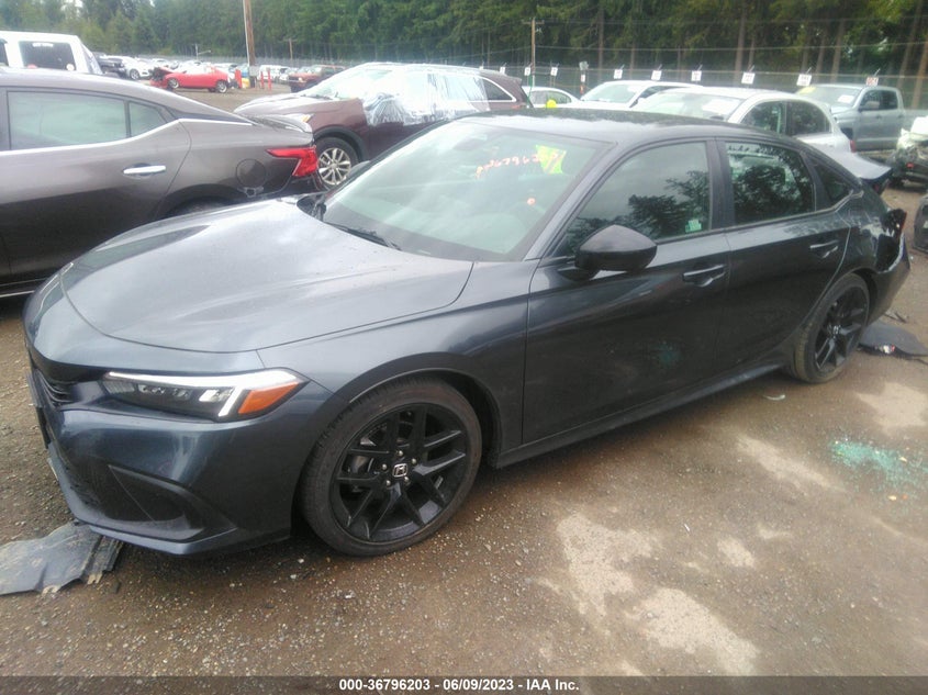 VIN 2HGFE2F59NH586616 2022 HONDA CIVIC SEDAN SPORT