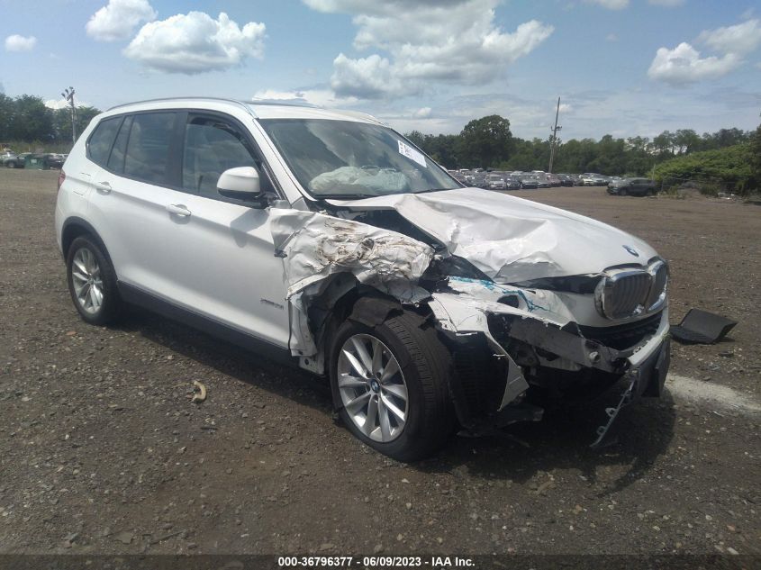 2016 BMW X3 XDRIVE28I - 5UXWX9C59G0D80985