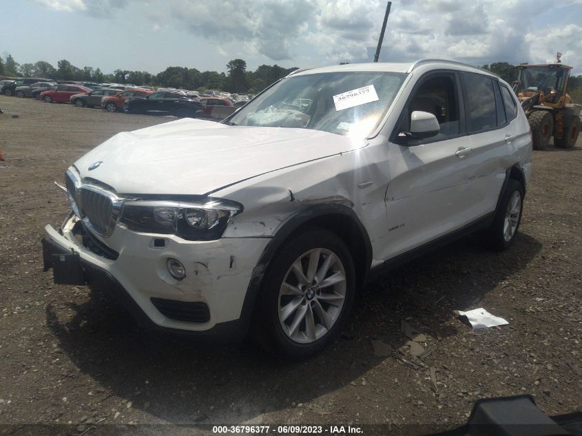 2016 BMW X3 XDRIVE28I - 5UXWX9C59G0D80985