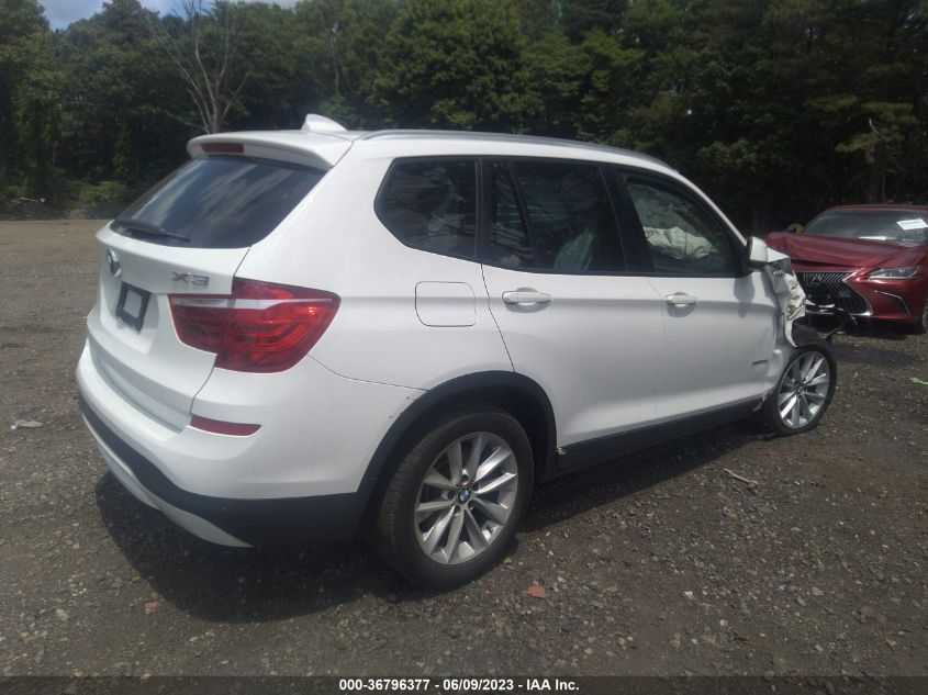 2016 BMW X3 XDRIVE28I - 5UXWX9C59G0D80985