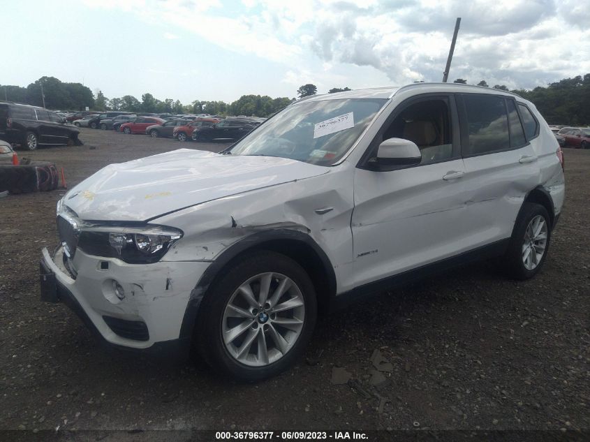 2016 BMW X3 XDRIVE28I - 5UXWX9C59G0D80985