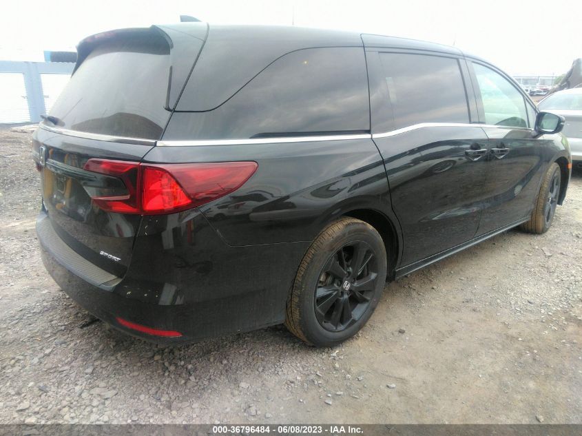 2023 HONDA ODYSSEY SPORT - 5FNRL6H73PB029653