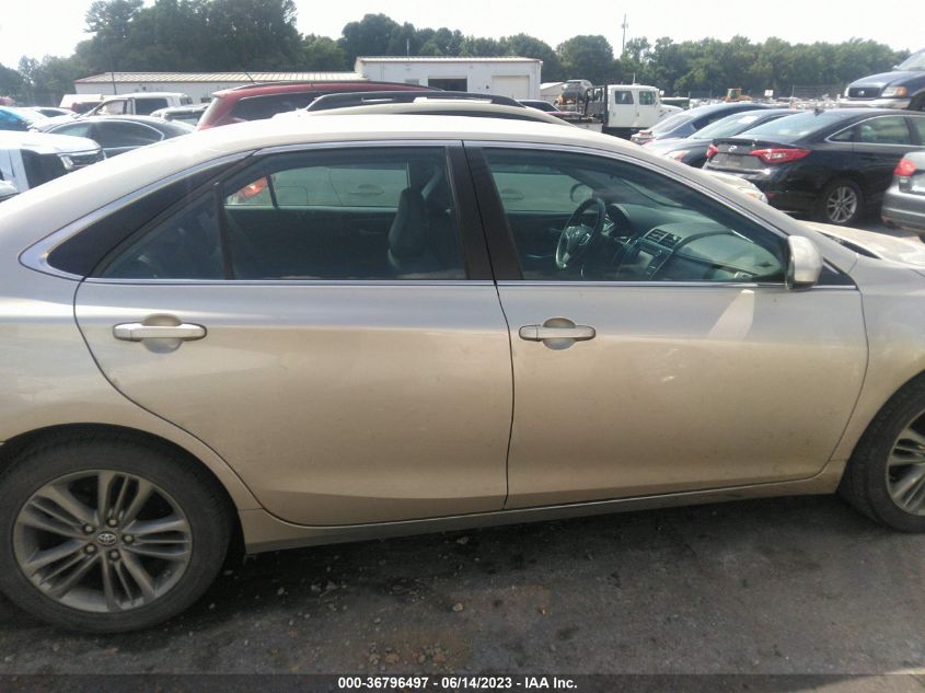 2016 TOYOTA CAMRY SE - 4T1BF1FK1GU588530