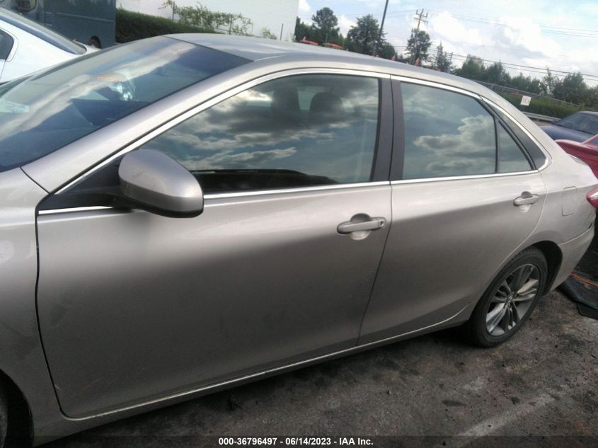 2016 TOYOTA CAMRY SE - 4T1BF1FK1GU588530