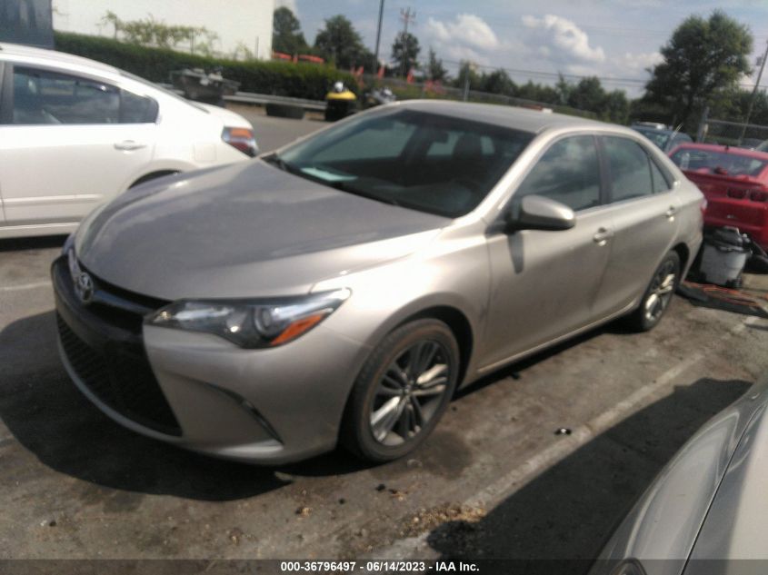 2016 TOYOTA CAMRY SE - 4T1BF1FK1GU588530