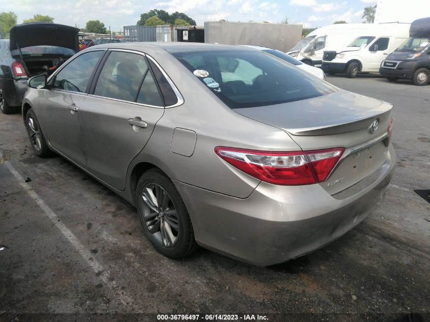 2016 TOYOTA CAMRY SE - 4T1BF1FK1GU588530