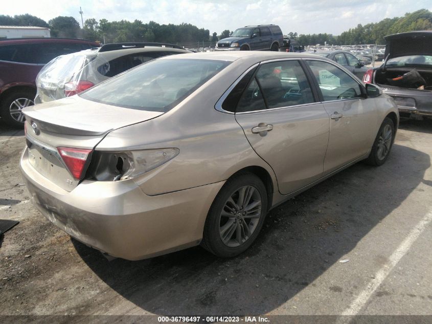 2016 TOYOTA CAMRY SE - 4T1BF1FK1GU588530
