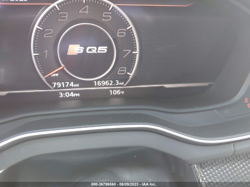 2018 AUDI SQ5 PREMIUM PLUS - WA1A4AFY2J2116845