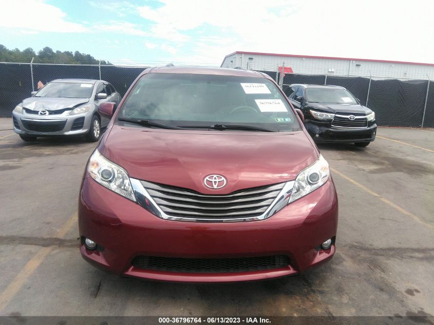 2013 TOYOTA SIENNA XLE AAS/XLE/LTD - 5TDYK3DCXDS392460
