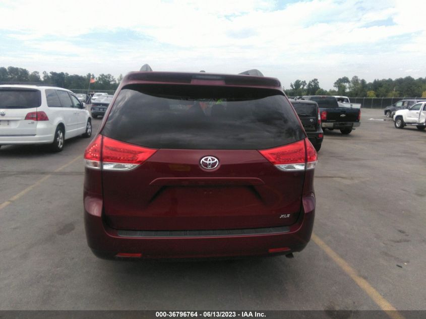 2013 TOYOTA SIENNA XLE AAS/XLE/LTD - 5TDYK3DCXDS392460