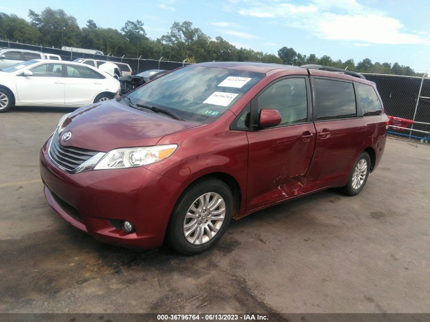 2013 TOYOTA SIENNA XLE AAS/XLE/LTD - 5TDYK3DCXDS392460