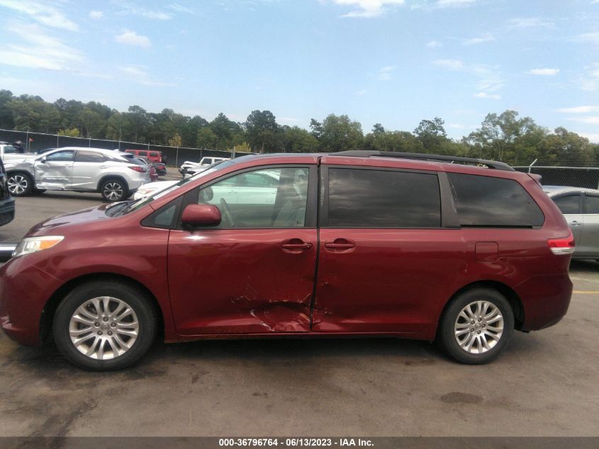 2013 TOYOTA SIENNA XLE AAS/XLE/LTD - 5TDYK3DCXDS392460