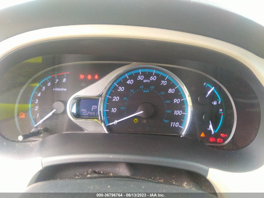 2013 TOYOTA SIENNA XLE AAS/XLE/LTD - 5TDYK3DCXDS392460