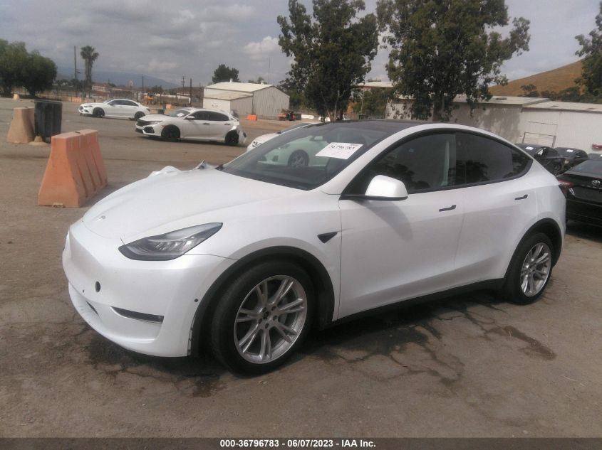 2021 TESLA MODEL Y LONG RANGE - 5YJYGDEEXMF278308