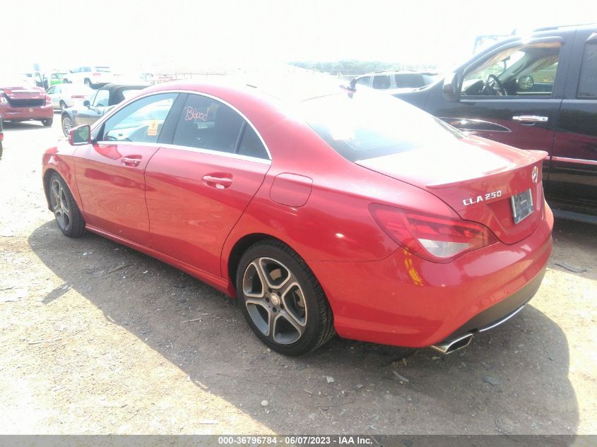 2014 MERCEDES-BENZ CLA-CLASS CLA 250 - WDDSJ4GB6EN124875