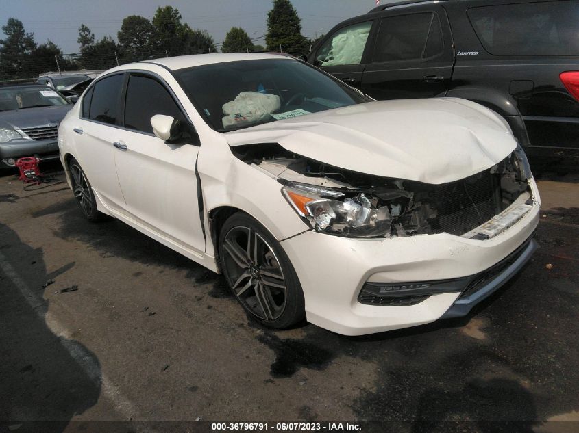 2017 HONDA ACCORD SEDAN SPORT SE - 1HGCR2F15HA263669