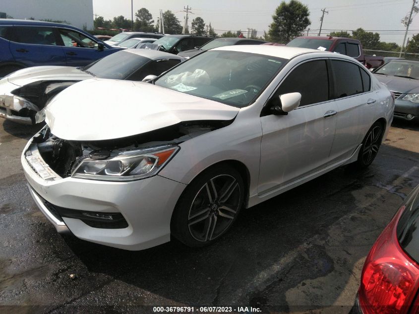 2017 HONDA ACCORD SEDAN SPORT SE - 1HGCR2F15HA263669