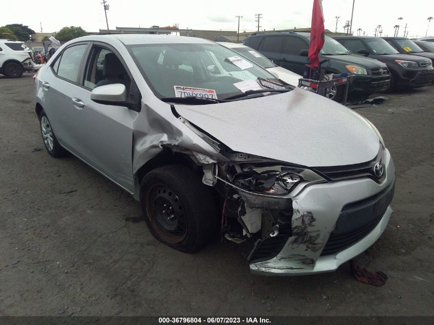 2014 TOYOTA COROLLA L/LE/S/S PLUS/LE PLUS - 5YFBURHEXEP053786