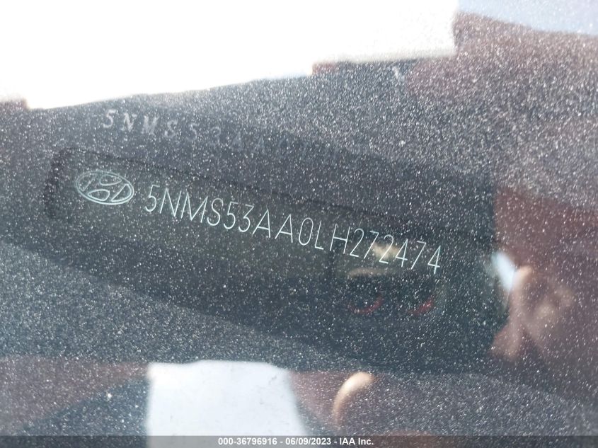 2020 HYUNDAI SANTA FE LIMITED - 5NMS53AA0LH272474