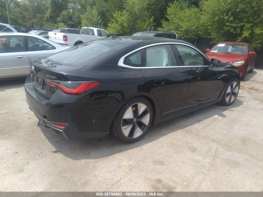 2023 BMW I4 EDRIVE40 - WBY73AW07PFN89184