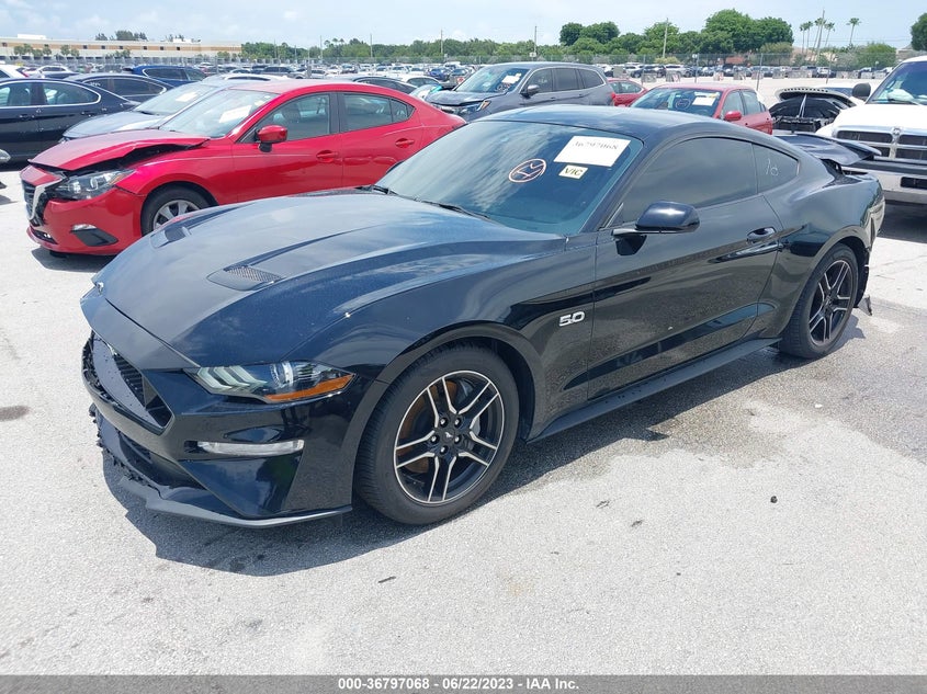 VIN 1FA6P8CF1M5111529 2021 FORD MUSTANG GT