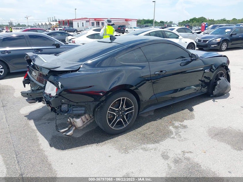 VIN 1FA6P8CF1M5111529 2021 FORD MUSTANG GT