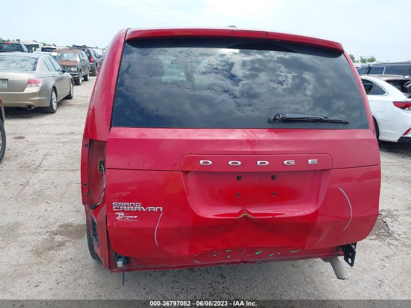 2013 DODGE GRAND CARAVAN SE - 2C4RDGBG3DR597686