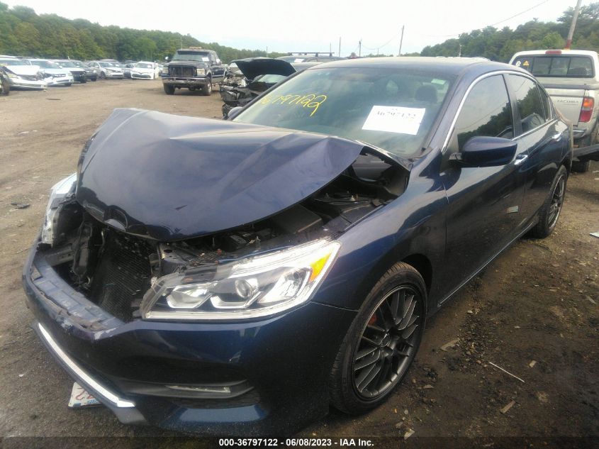 2017 HONDA ACCORD SEDAN LX - 1HGCR2F35HA284488
