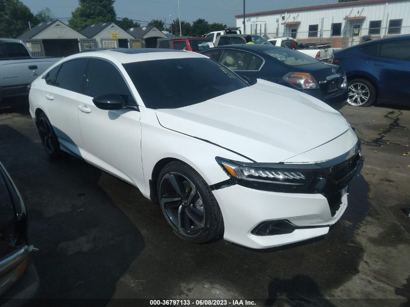 2022 HONDA ACCORD SEDAN SPORT - 1HGCV2F38NA021841