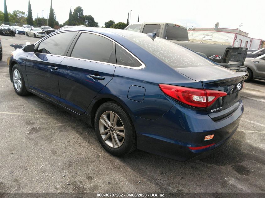 2015 HYUNDAI SONATA 2.4L SE - 5NPE24AF6FH169395