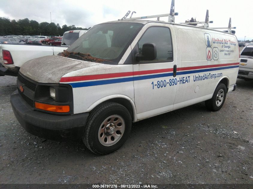 2014 CHEVROLET EXPRESS CARGO VAN - 1GCSGAFX1E1200546