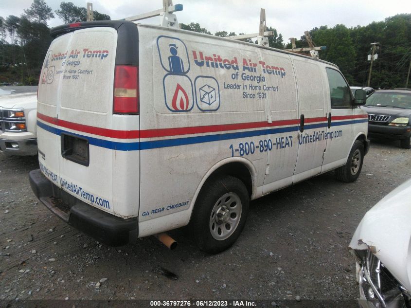 2014 CHEVROLET EXPRESS CARGO VAN - 1GCSGAFX1E1200546