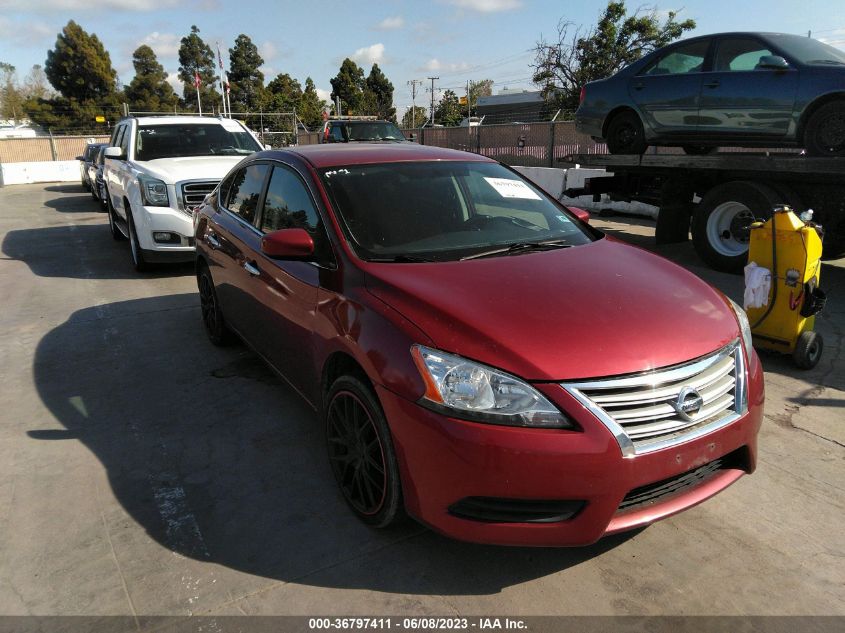 2015 NISSAN SENTRA SR/SL/S/SV/FE+ S - 3N1AB7AP3FL657327