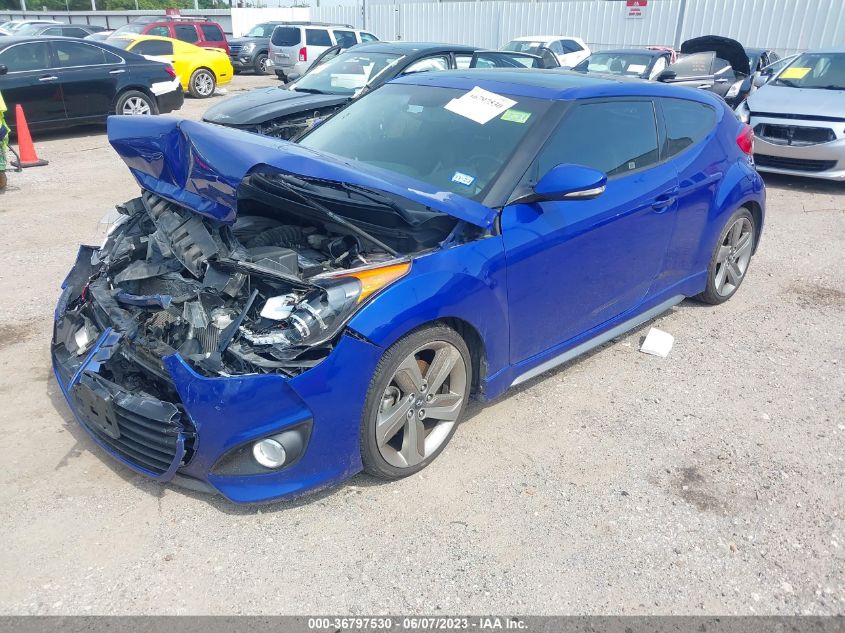 2014 HYUNDAI VELOSTER TURBO - KMHTC6AE0EU190167