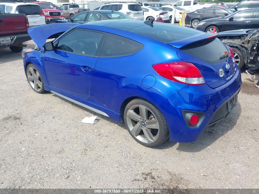 2014 HYUNDAI VELOSTER TURBO - KMHTC6AE0EU190167