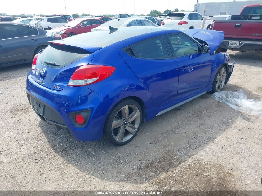 2014 HYUNDAI VELOSTER TURBO - KMHTC6AE0EU190167