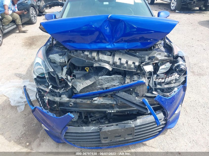 2014 HYUNDAI VELOSTER TURBO - KMHTC6AE0EU190167
