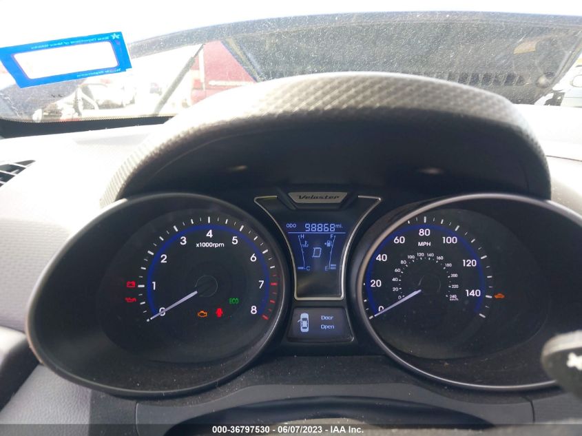 2014 HYUNDAI VELOSTER TURBO - KMHTC6AE0EU190167