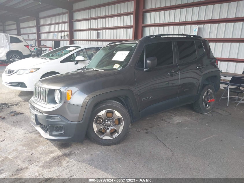 VIN ZACCJBAB2HPE45531 2017 JEEP RENEGADE SPORT